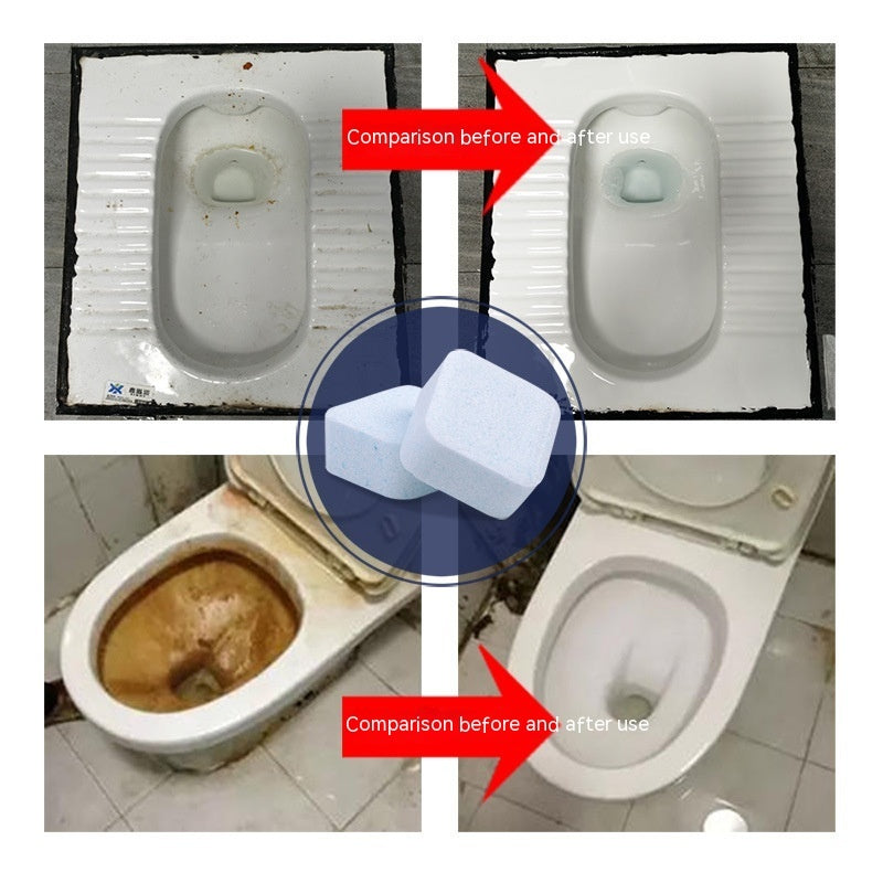 Toilet Cleaning Effervescent Tablets Household