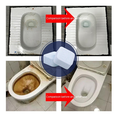 Toilet Cleaning Effervescent Tablets Household