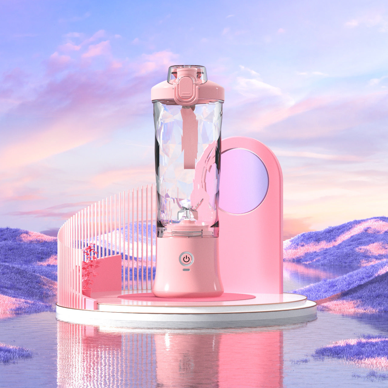 Portable Ju Blender Juicer Personal Size Blender For Shakes And Smoothies With 6 Blade Mini Blender Kitchen Gadgets