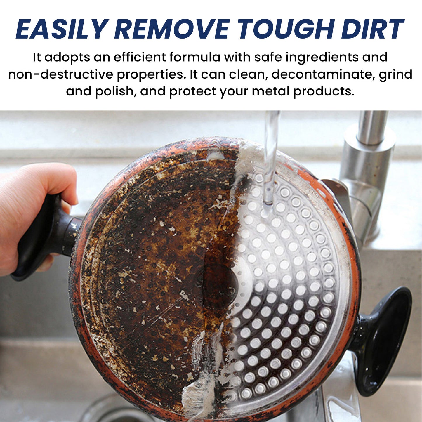 Stainless Steel Cleaning Cream Kitchen Kitchenware Pot Stove Heavy Oil Stain Rust And Scale Removal
