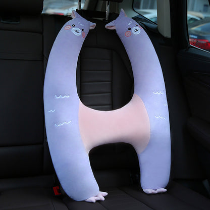 Anti-strangulation Neck Outing Pillow Baby Car Seat Belt Sleeping Artifact