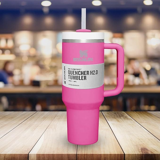 AStainless Steel Vacuum Insulated Tumbler With Lidnd Straw For Water, 40 Oz Tumbler With Handle Stainless Steel 304 Car Cup Water Cup Vacuum Insulation Cold Cup Travel Student Cup