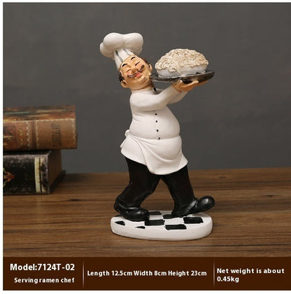 Creative Chef Resin Craft Ornament Home Decorations